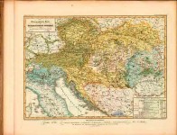 Пратећа мапа уз статистички попис Аустријског царства 1846. (1847) Фото: Архива