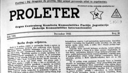 Пролетер, орган ЦК КПЈ секција Коминтерне, бр 28 из децембра 1932. године Фото: Архива